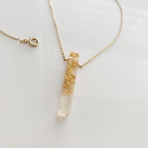 Gold Flake Pendant